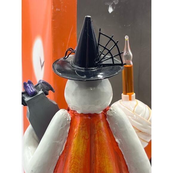 Vintage Metal Halloween Night Light Ghost Pumpkin Mummy 12 Black Orange Decor - Picture 4 of 15